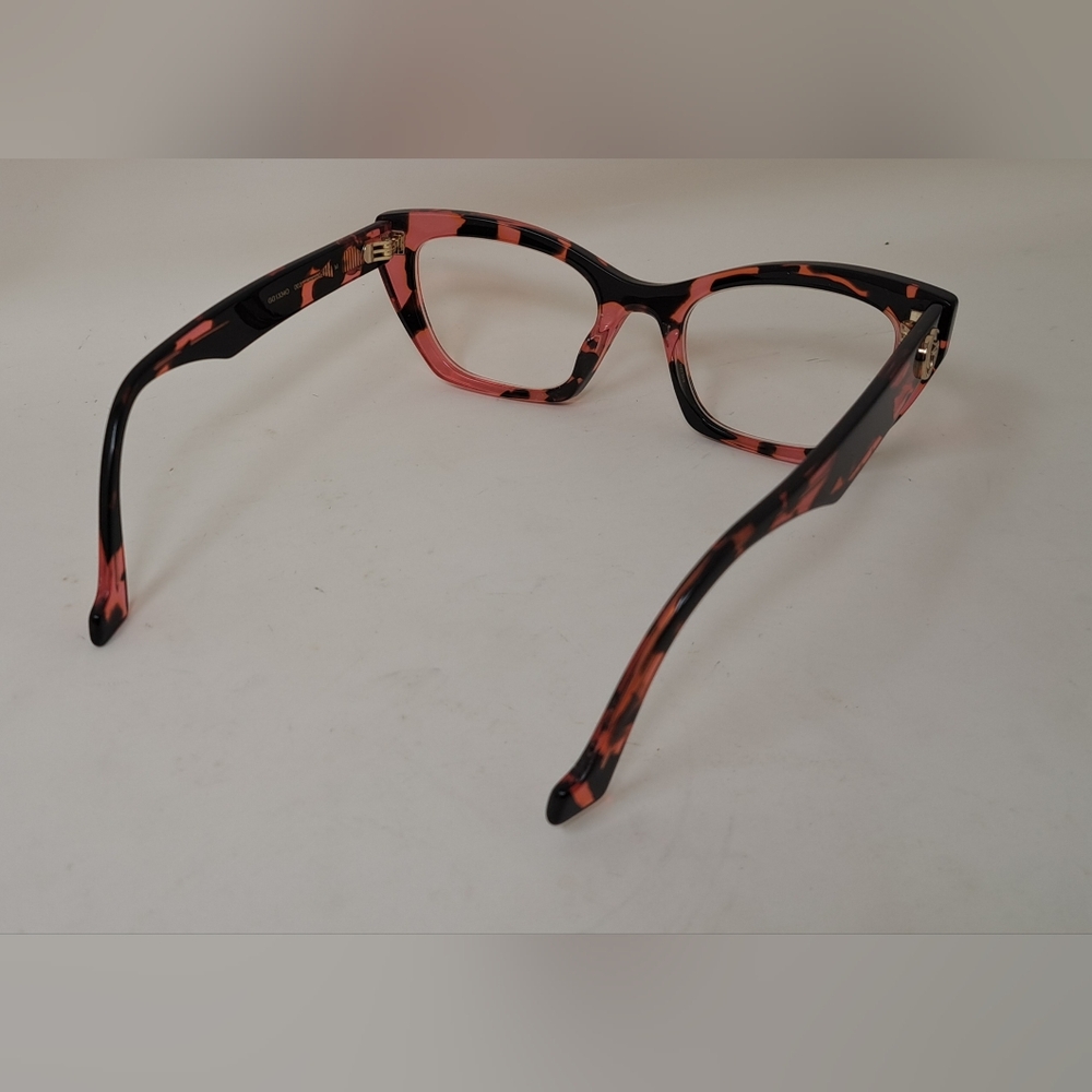 Gucci Women's Eye Glasses Red Havana Transparent Cat Eye GG1334O 003 52-20-145 - Picture 9 of 16